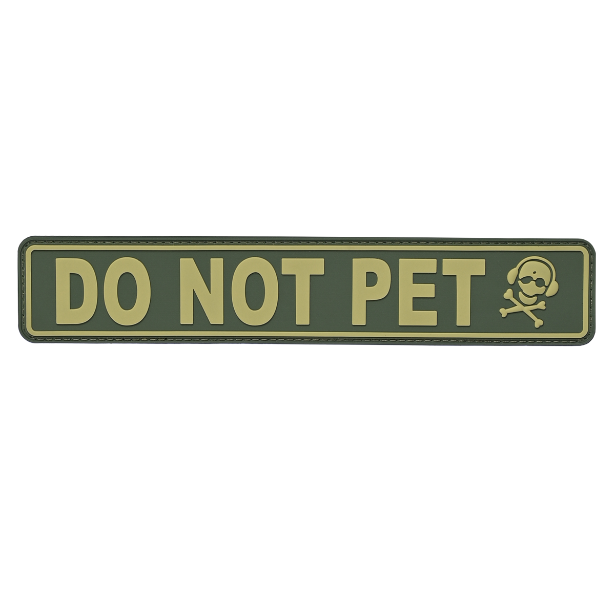 Do Not Pet PVC Patches K9 OPS  K9-OPS Rubber Training Patch for