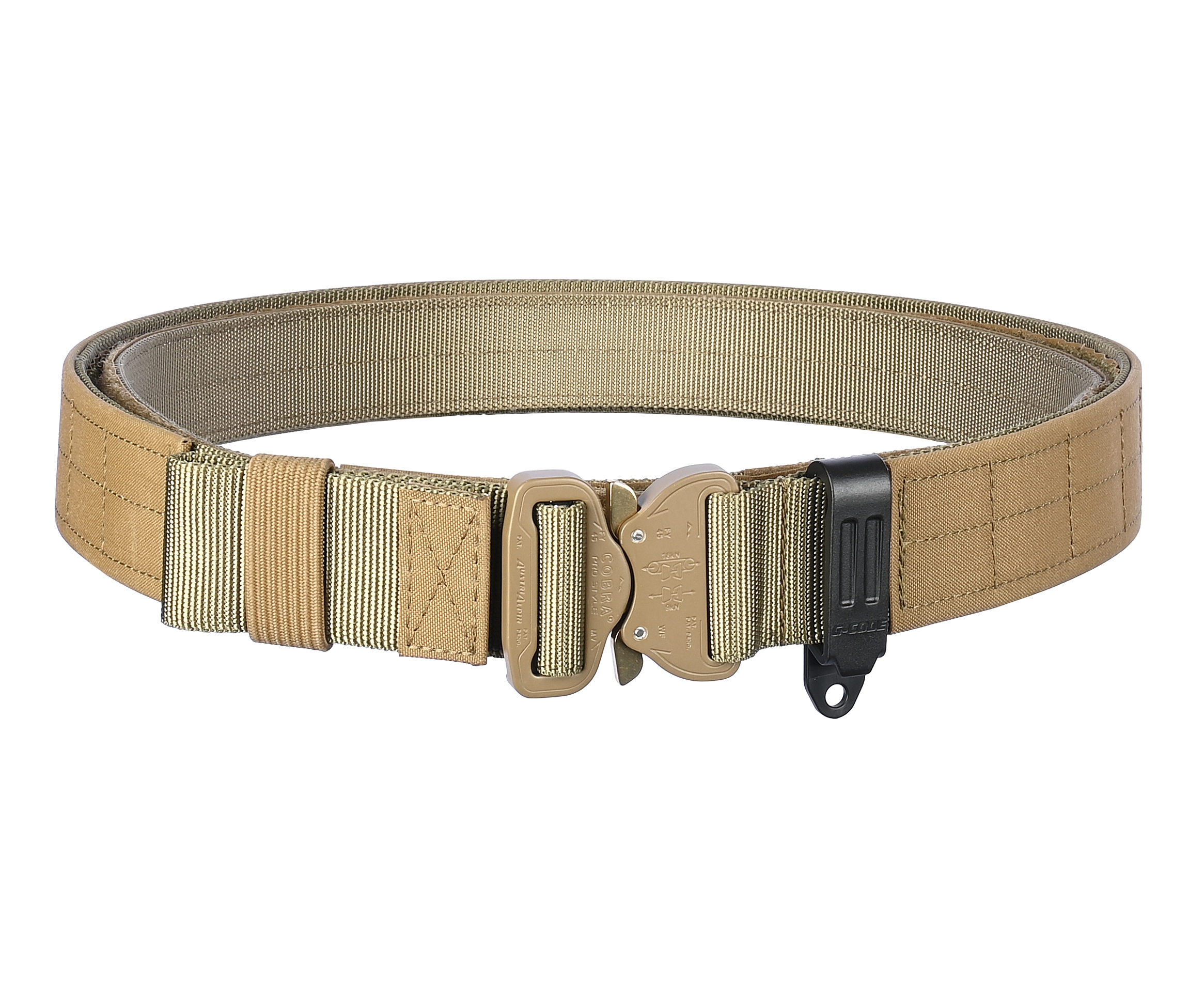 Operator's Belt 1.75 with Cobra Buckle. Fits: Large 36 to 40 Coyote  Brown: Edge Works